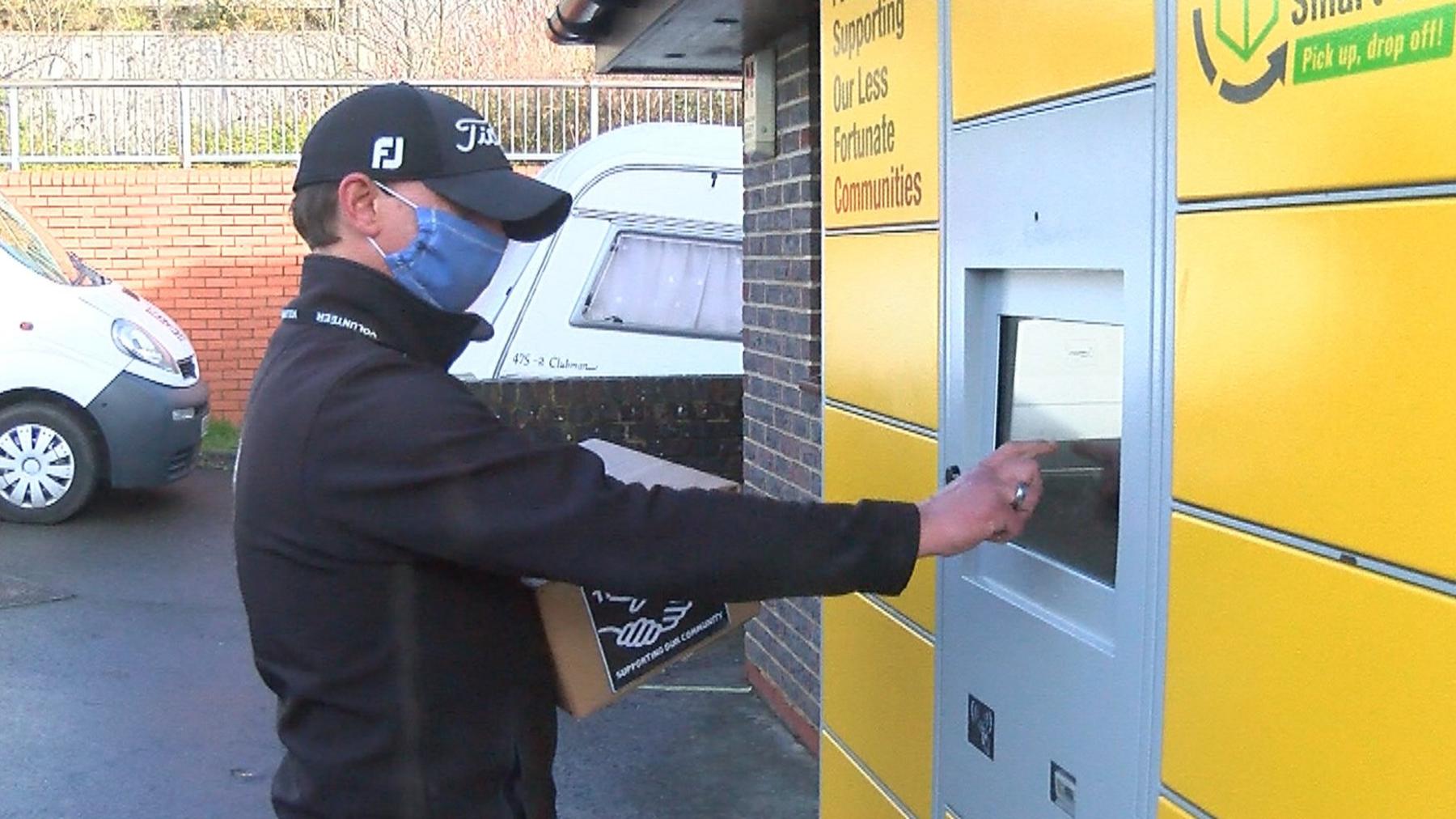 Food bank lockers in Hastings