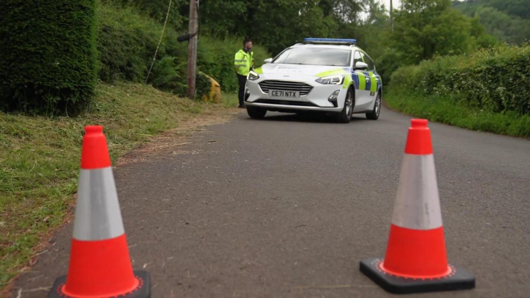 Police in Tintern