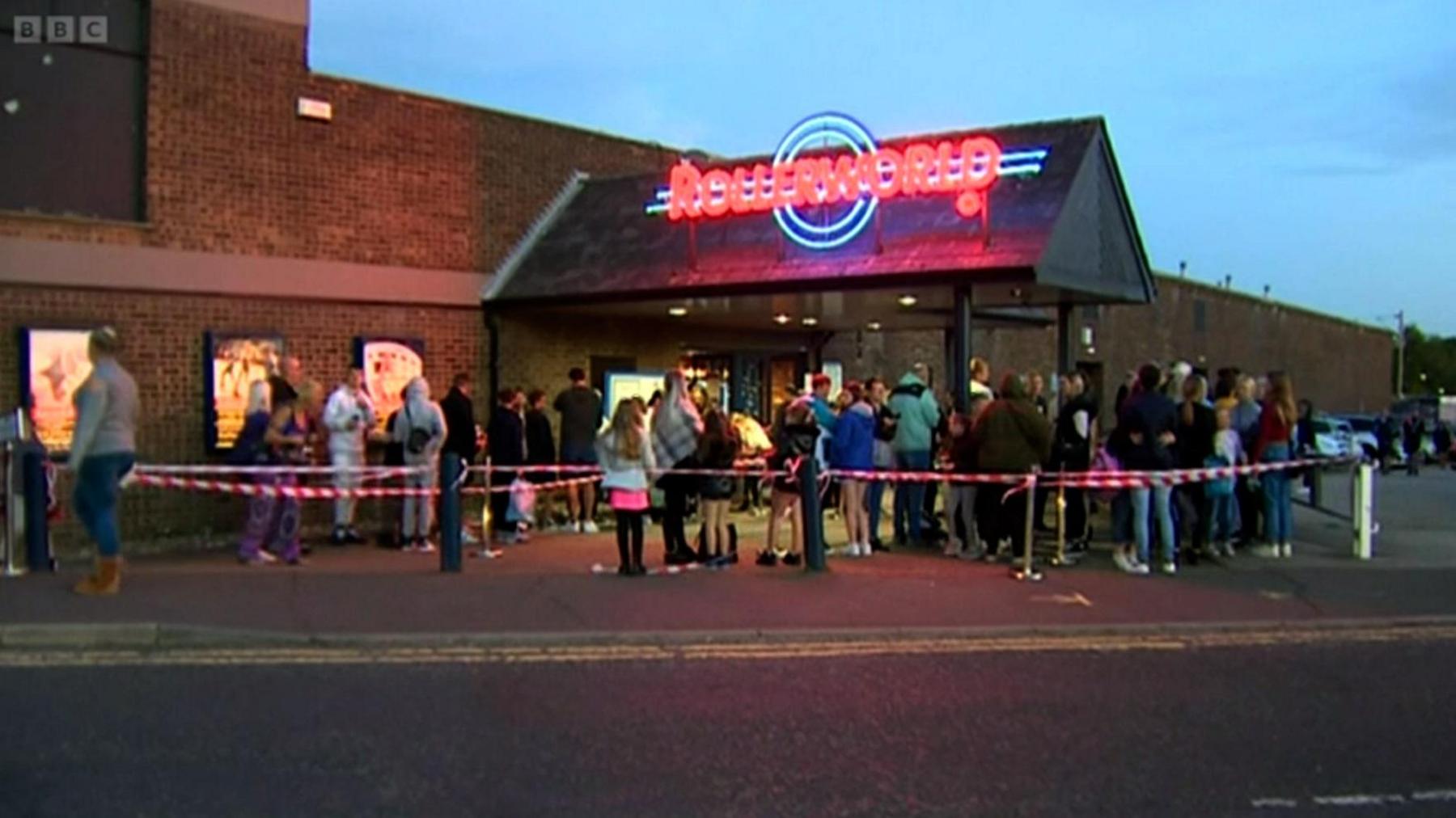 Rollerworld entrance in Colchester