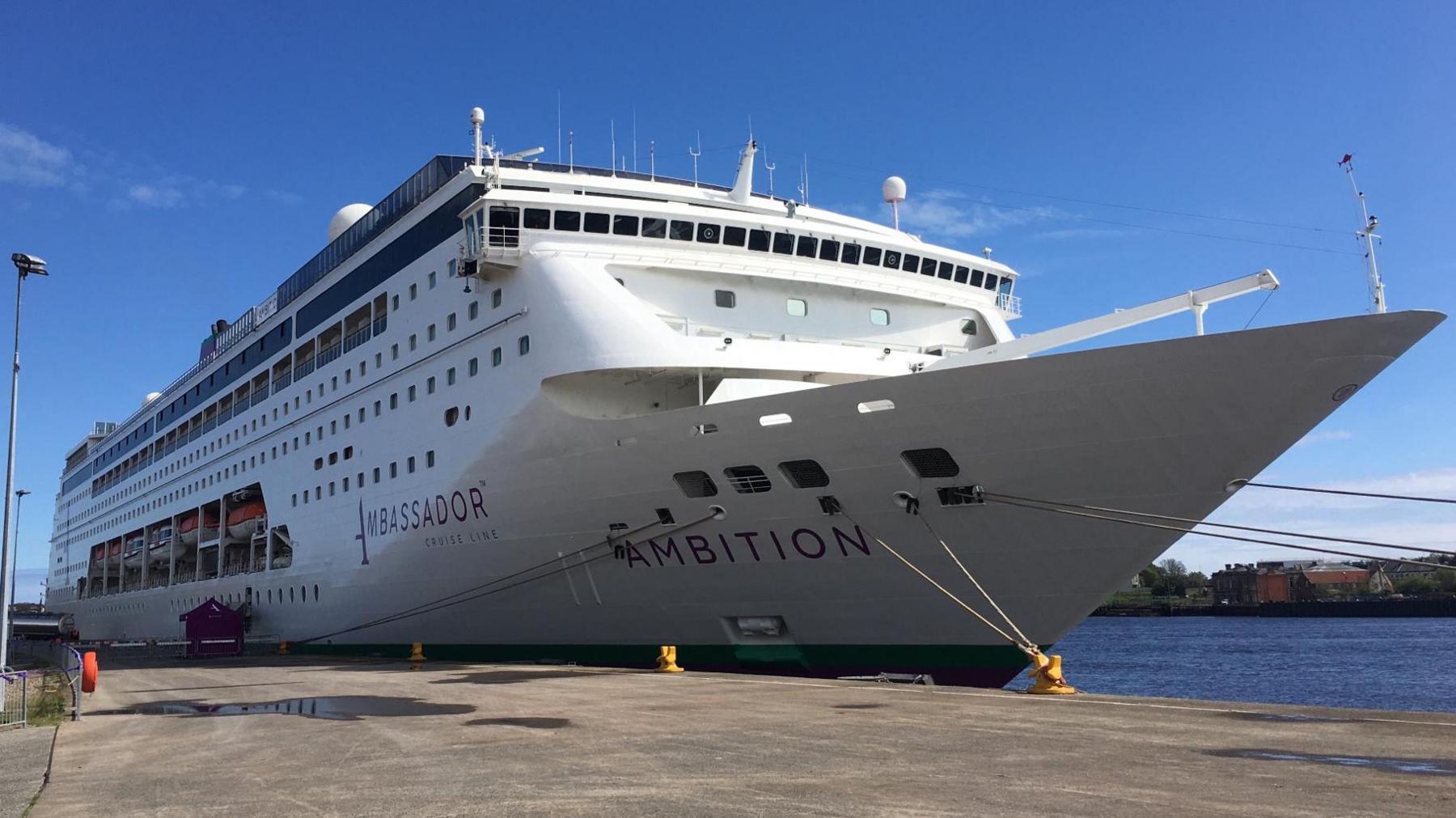 The ship in the Port of Tyne