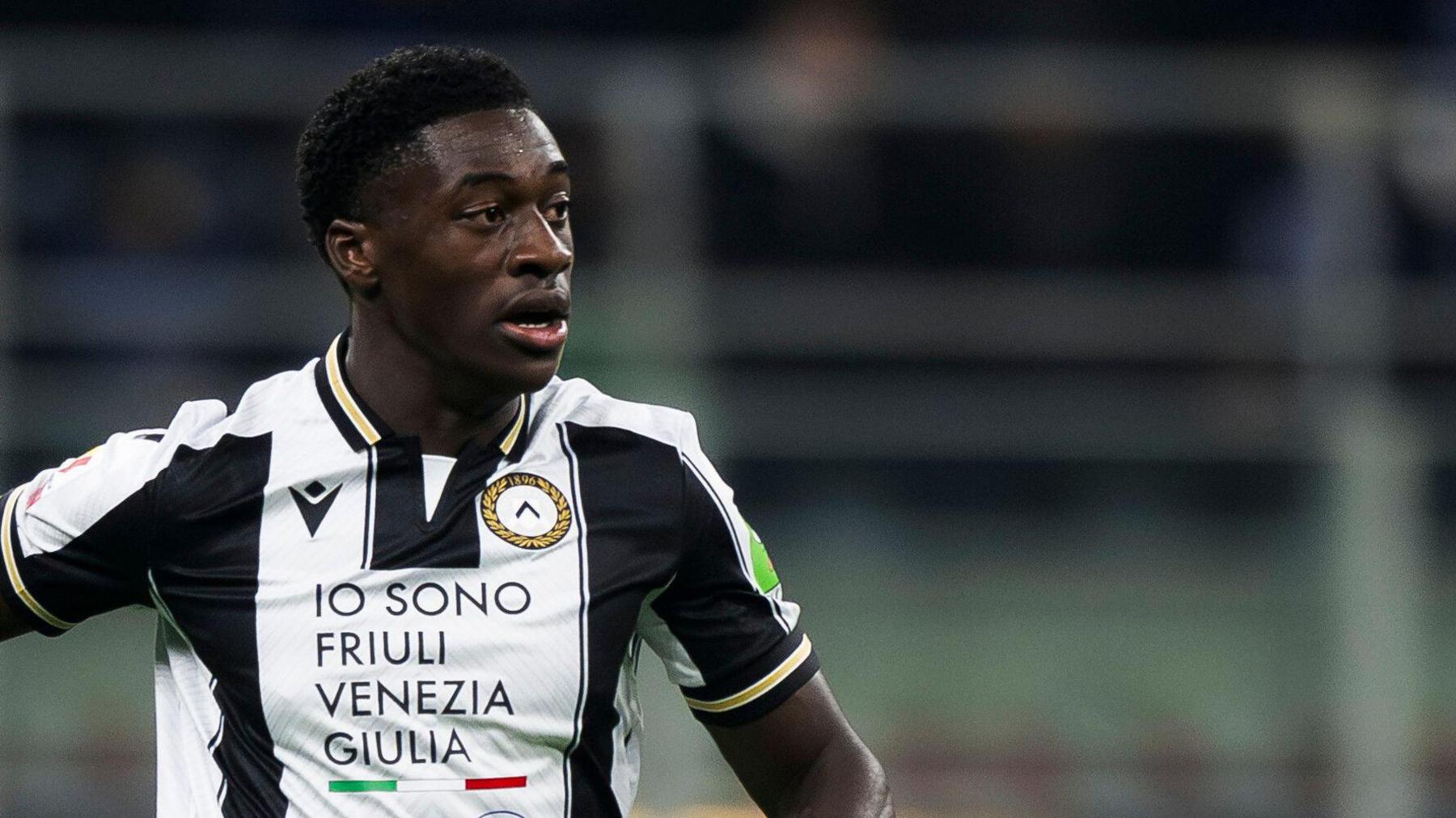  James Abankwah in action for Udinese