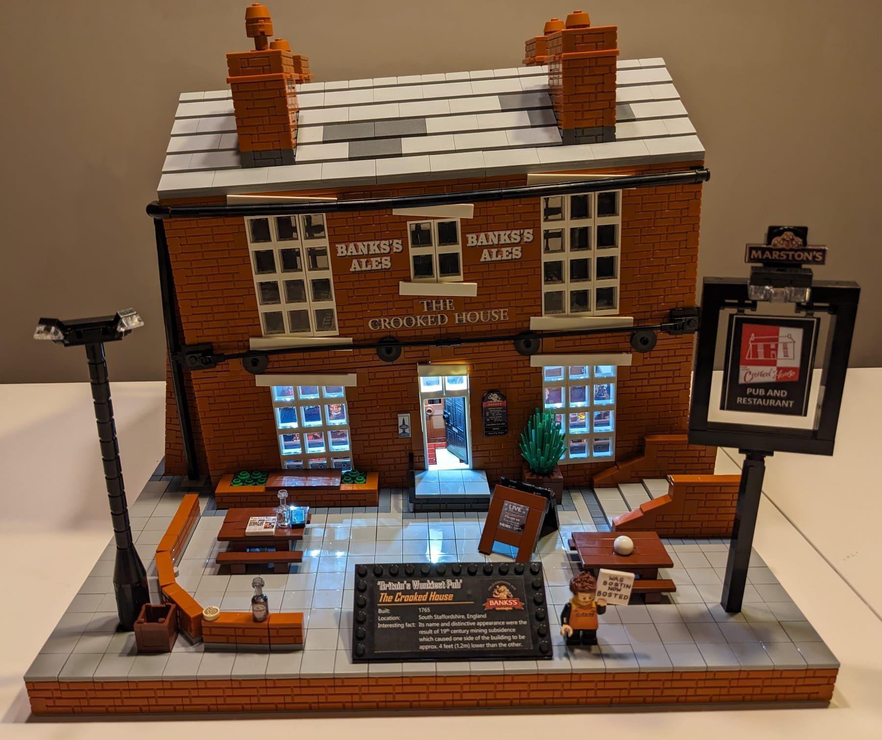 The Crooked House in Lego form