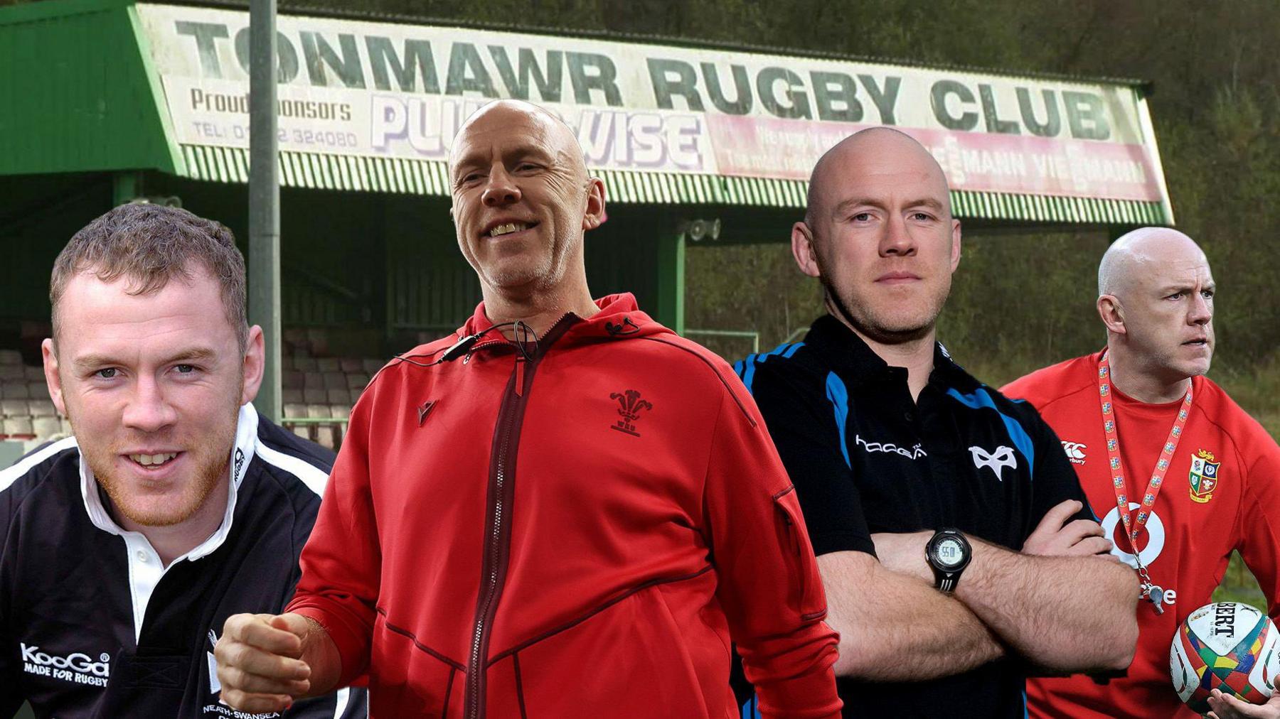 Steve Tandy in his different guises with Tonmawr, Neath, Ospreys, Wales and the British and Irish Lions
