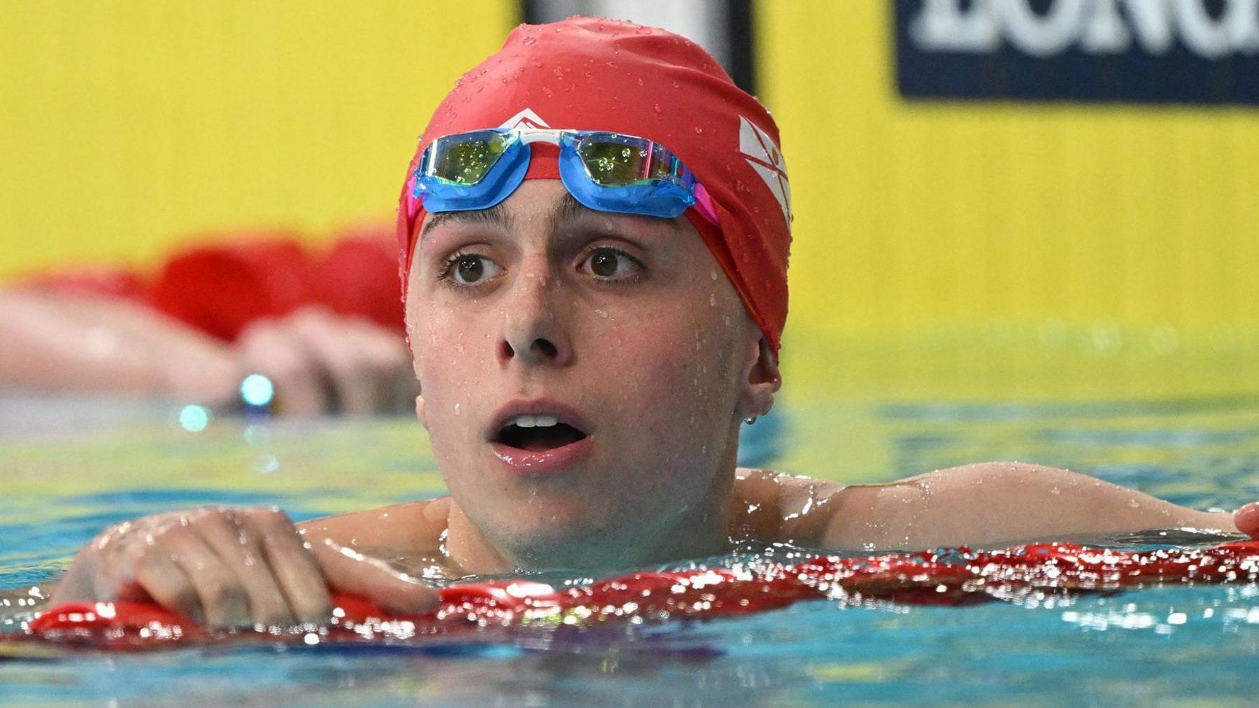 Filip Nowacki in the pool