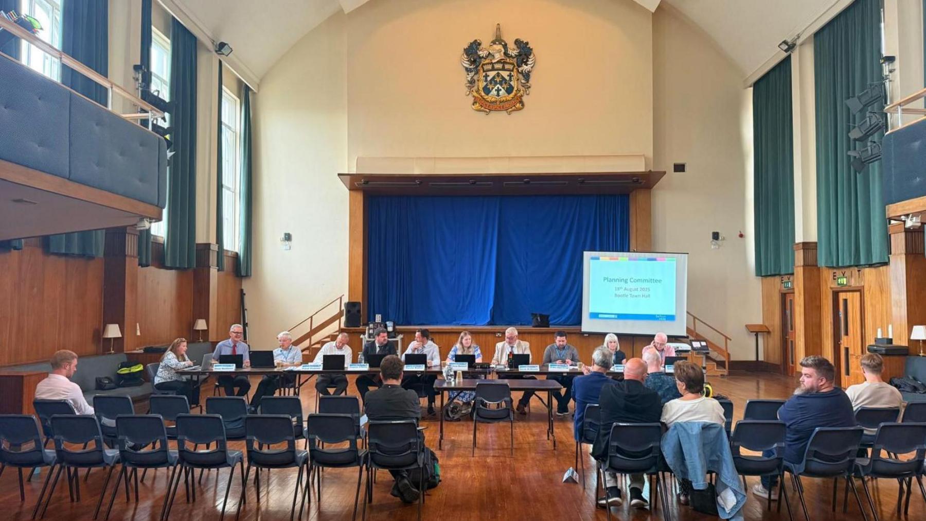 Sefton Council's planning committee convened at Bootle Town Hall
