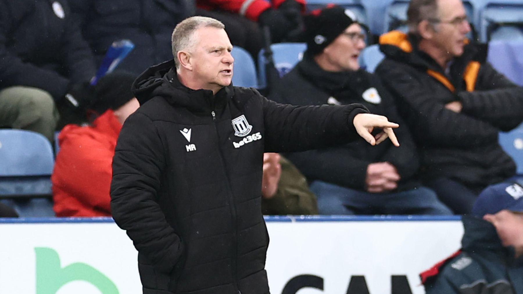 Stoke City boss Mark Robins