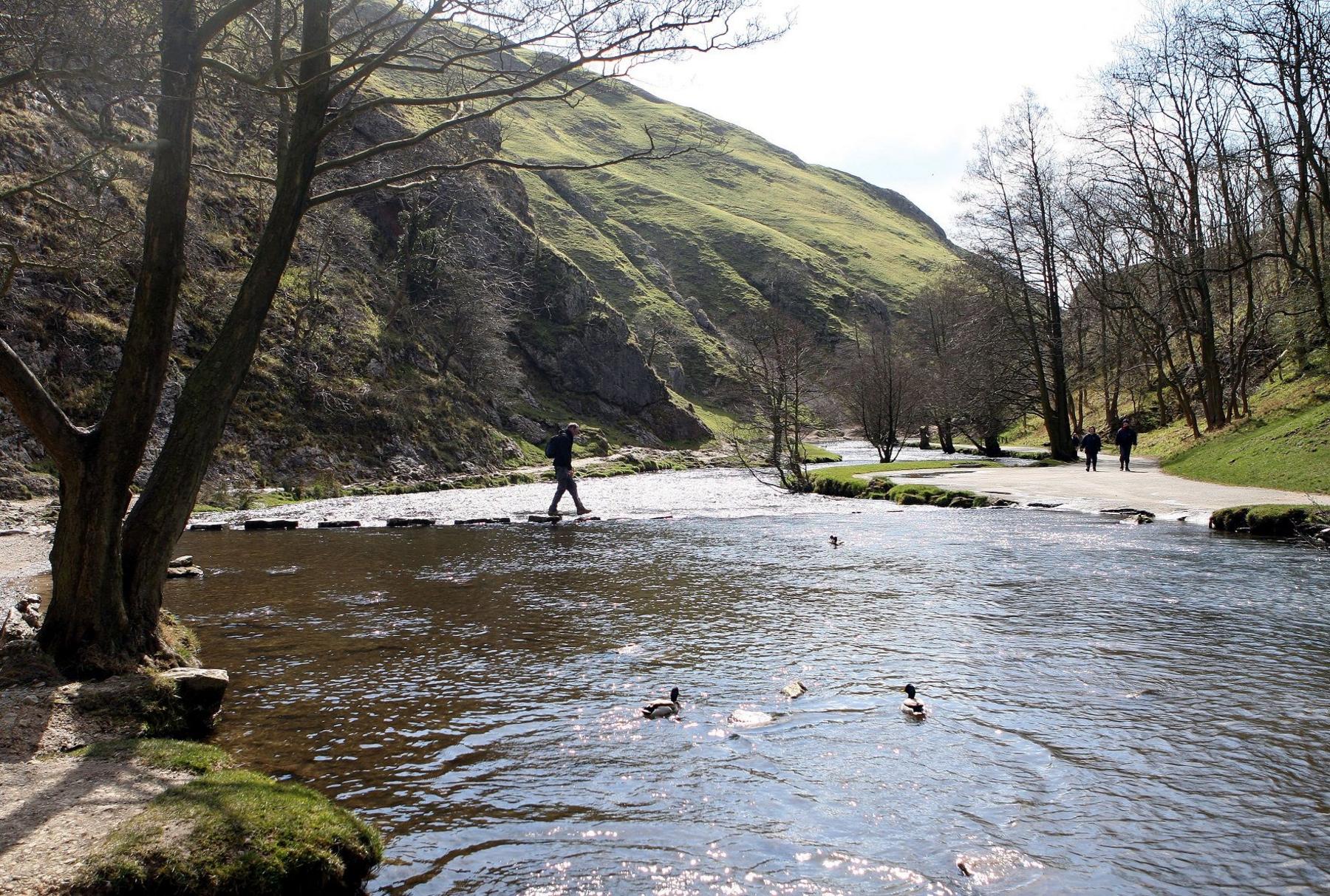 Dovedale stepping stones