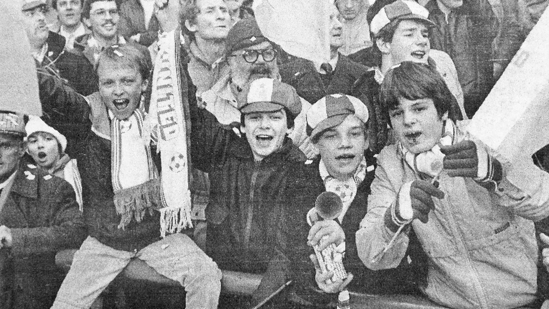 Telford's fans brought their hats, caps, scarves, badges and horns to Goodison in their numbers that cold February day in 1985