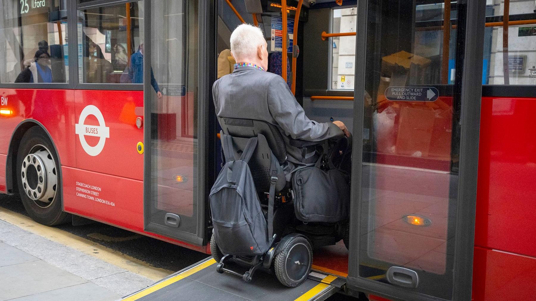 Disabled people in England to get 24-hour free bus travel