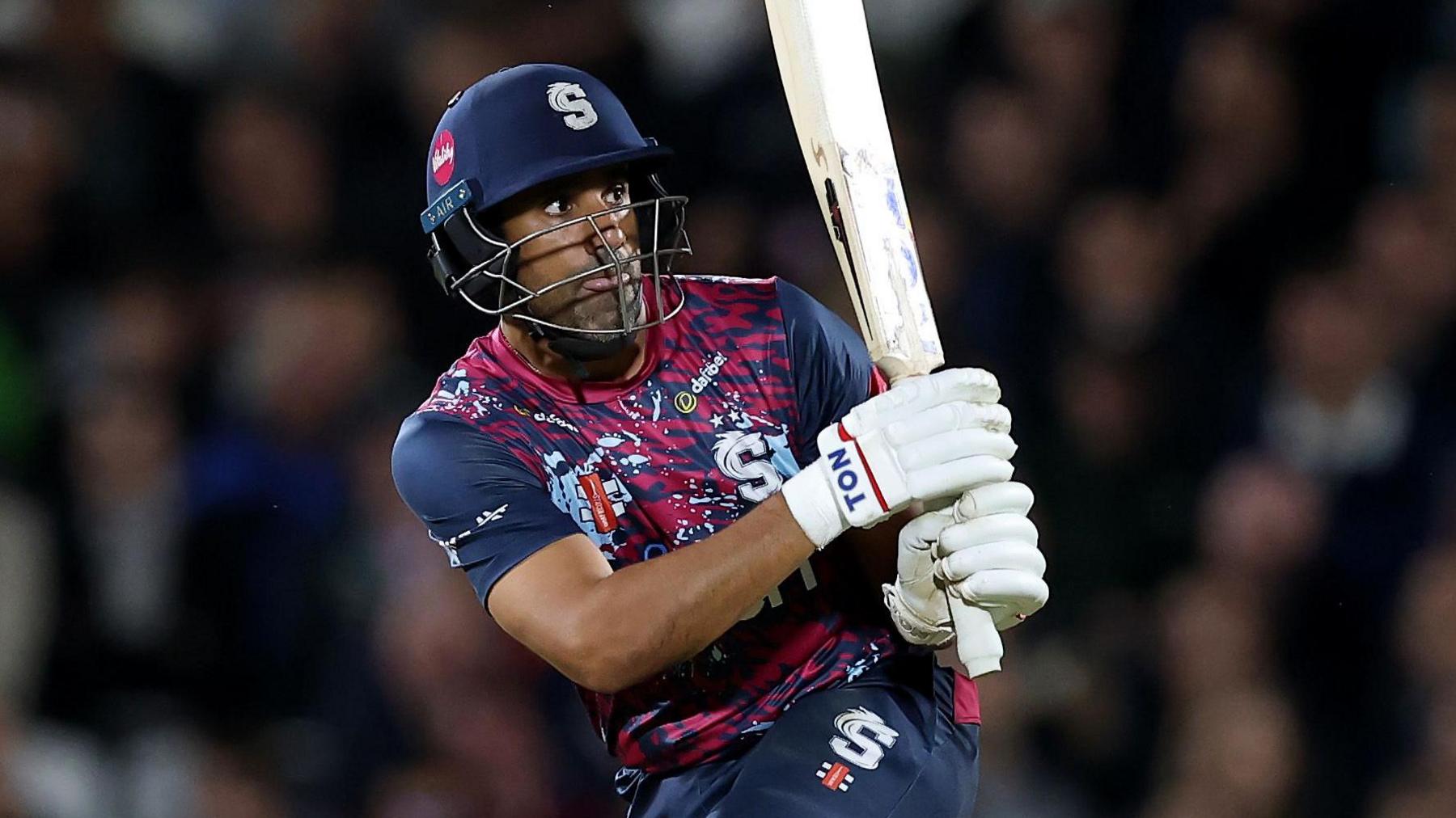 Ravi Bopara batting