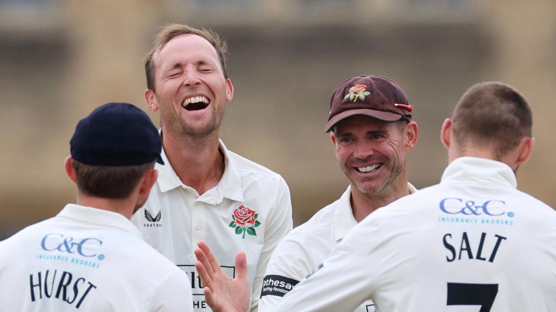 Tom Hartley and James Anderson