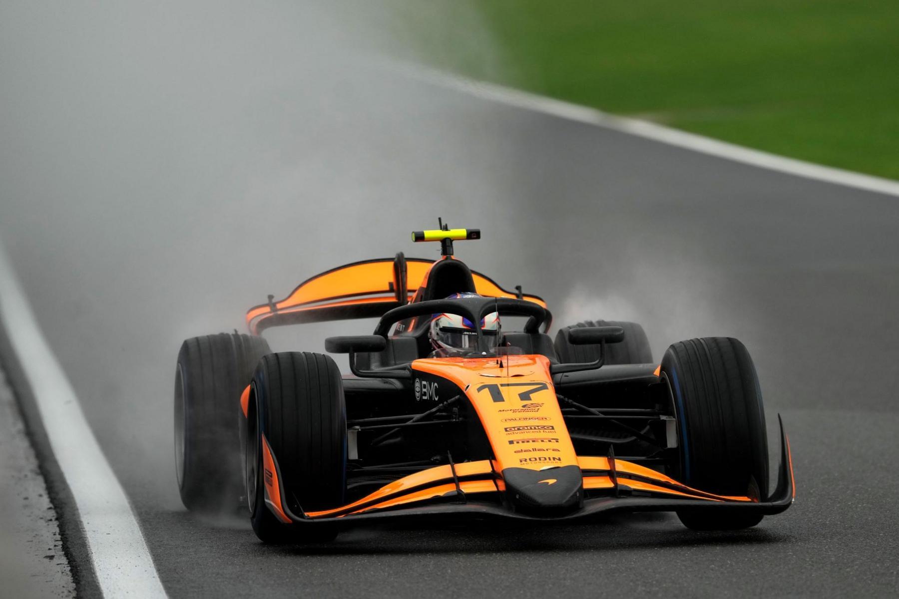 Alex Dunne in action at Spa-Francorchamps