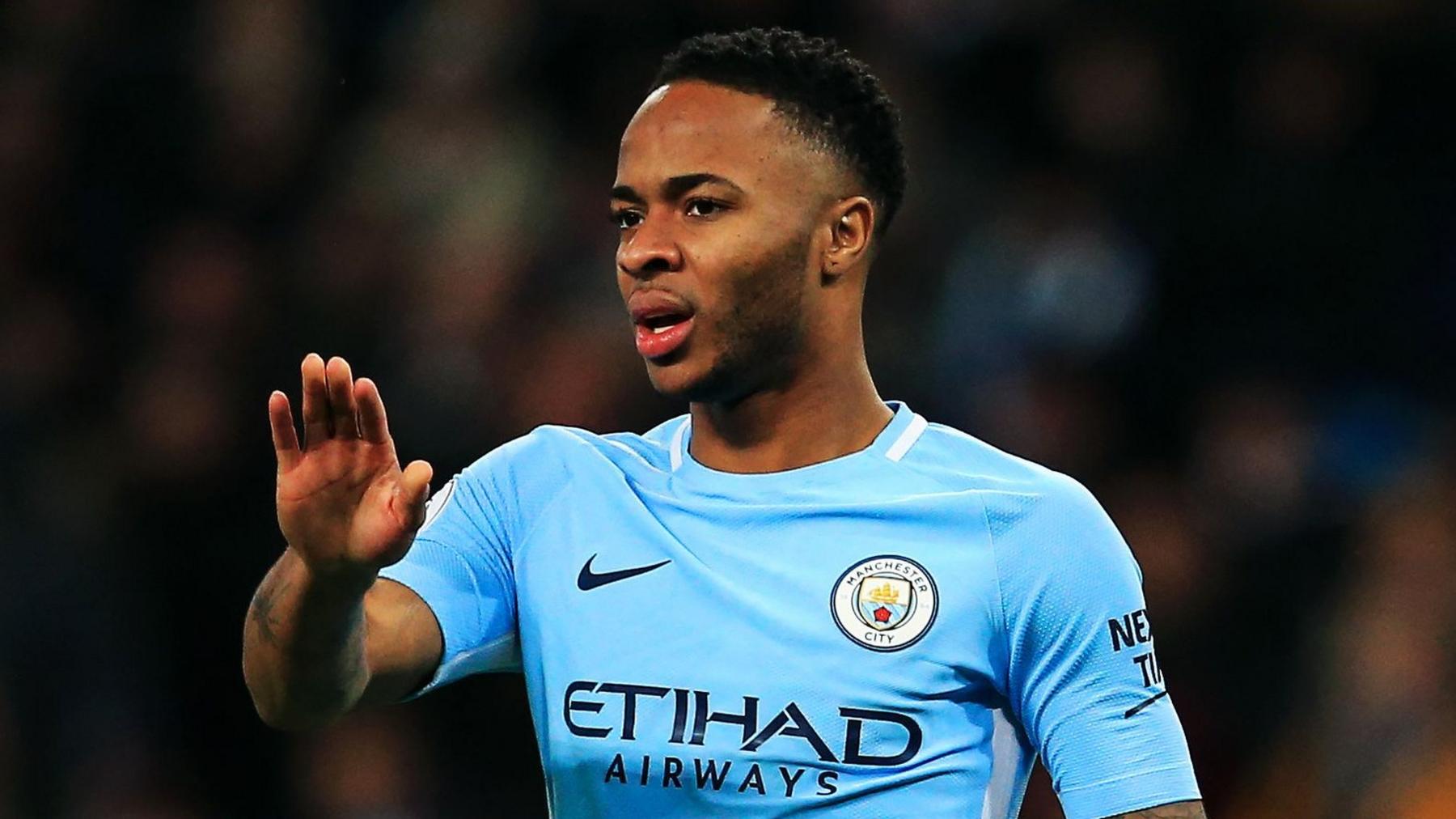 Manchester City winger Raheem Sterling