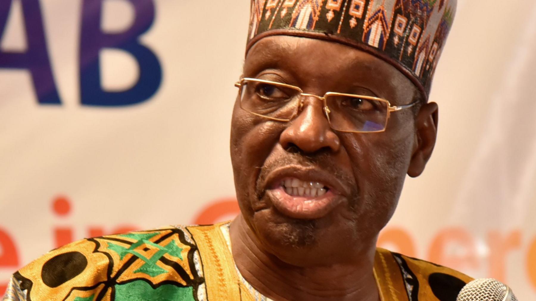 In 2021, the then-Minister of Communication, Issa Tchiroma Bakary, attends "Technology Innovation Day" in Yaoundé.