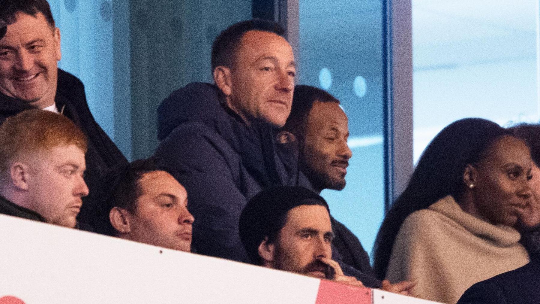 John Terry watching Colchester United