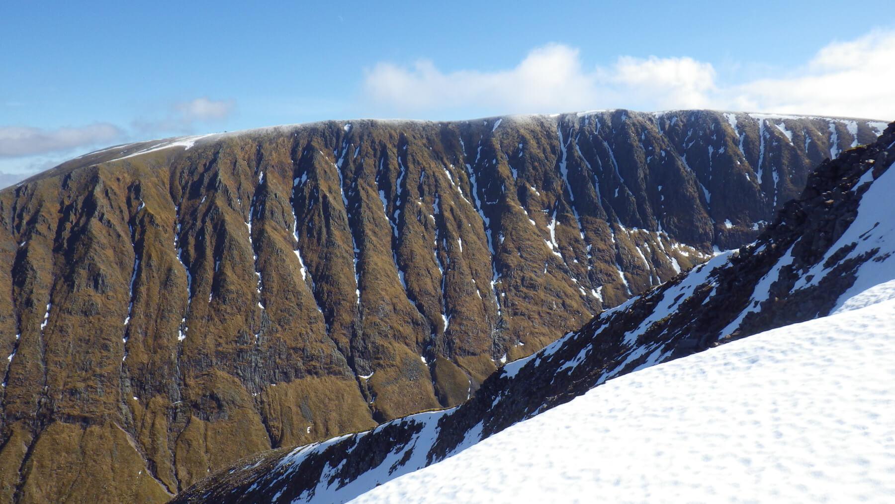 Aonach Mor west face on Sunday