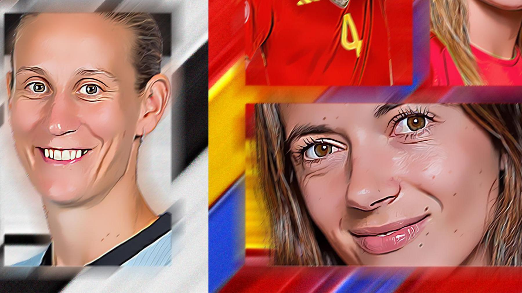 Ann-Katrin Berger and Aitana Bonmati