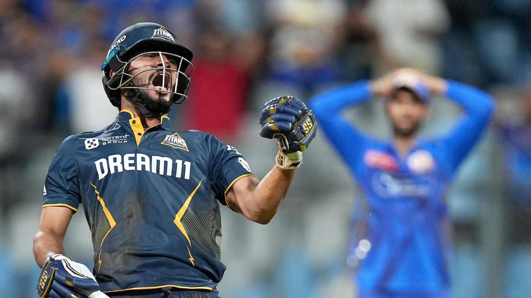 Arshad Khan celebrates victory