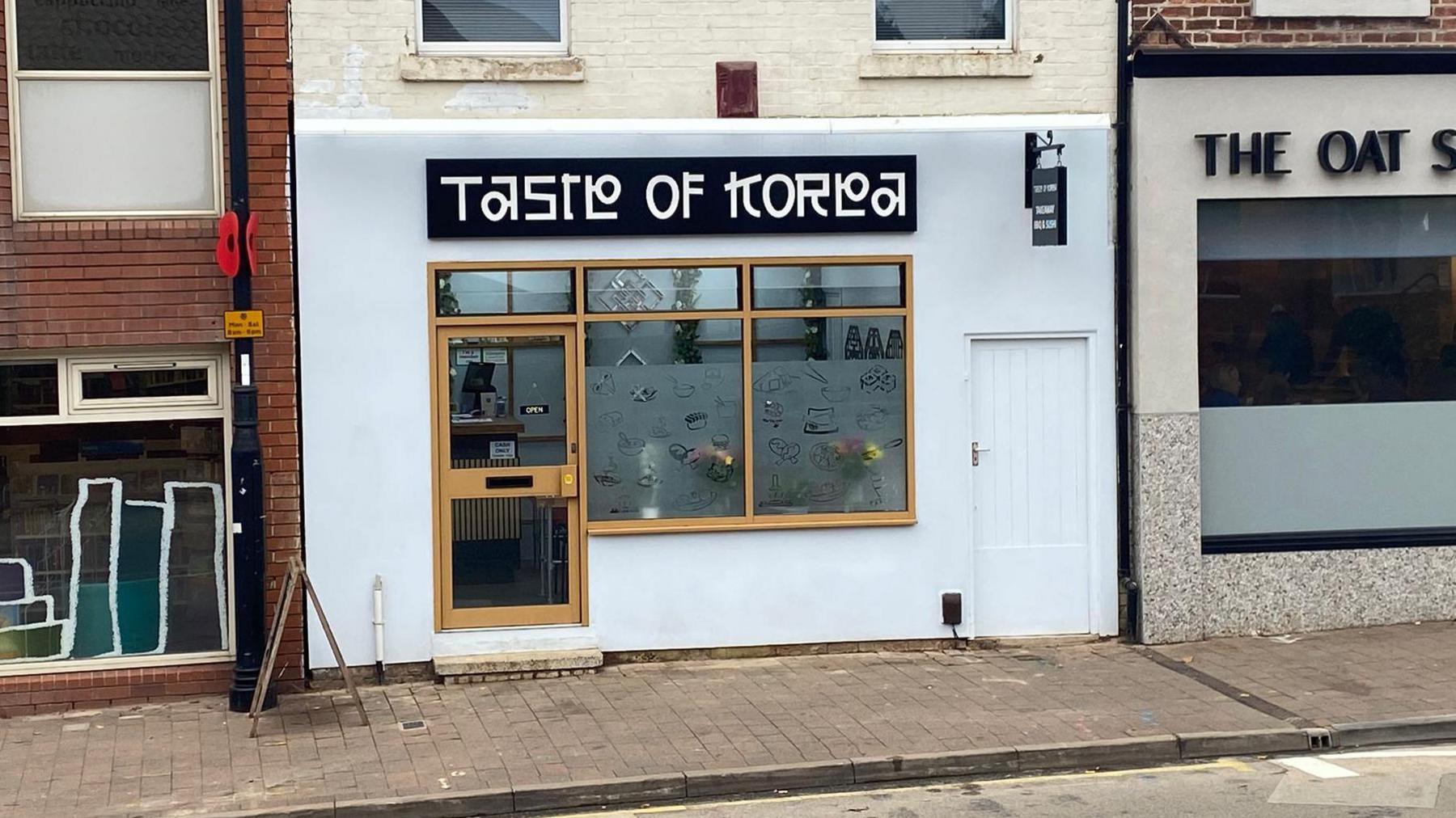 The outside of A Taste of Korea restaurant on Main Street in Kimberley. 