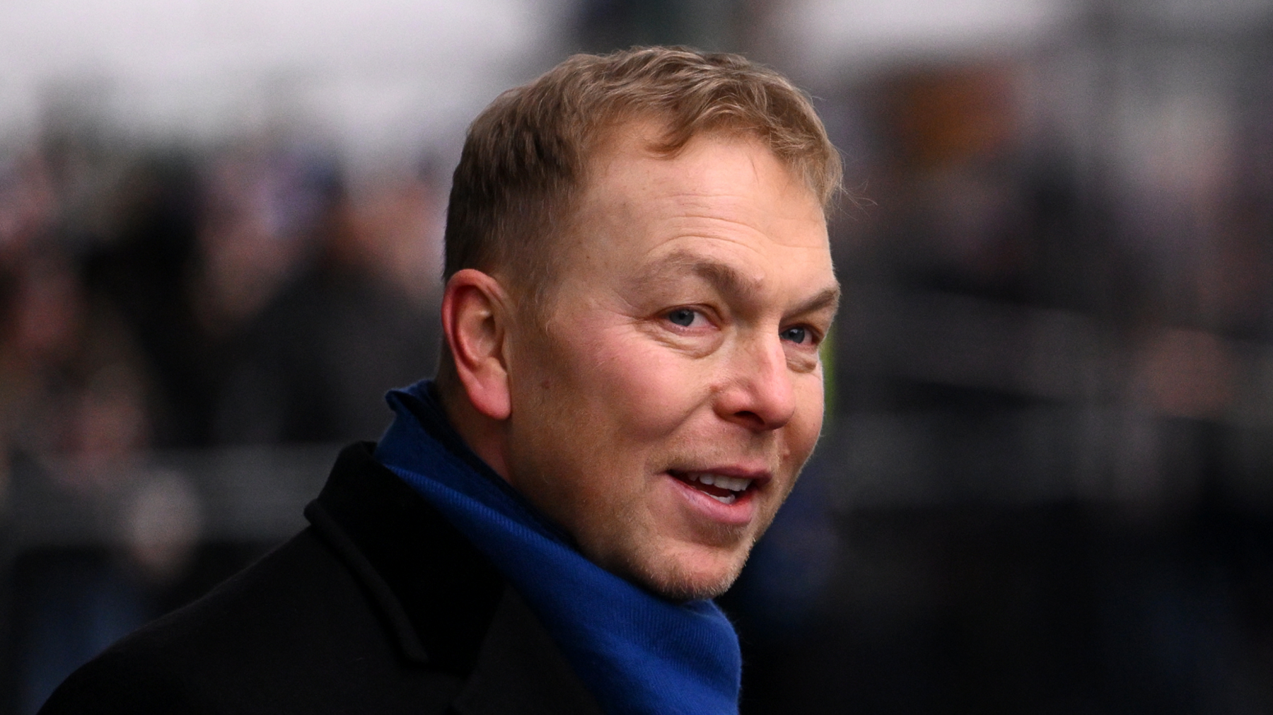 Sir Chris Hoy applauds the Scotland team as they arrive at the stadium prior to the Guinness Six Nations match between Scotland and Ireland at Murrayfield on 9 February 2025 in Edinburgh, Scotland.