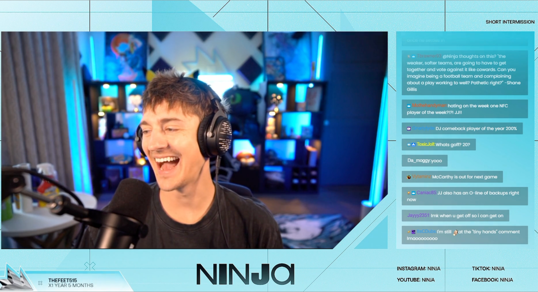 Tyler Ninja Blevins on stream