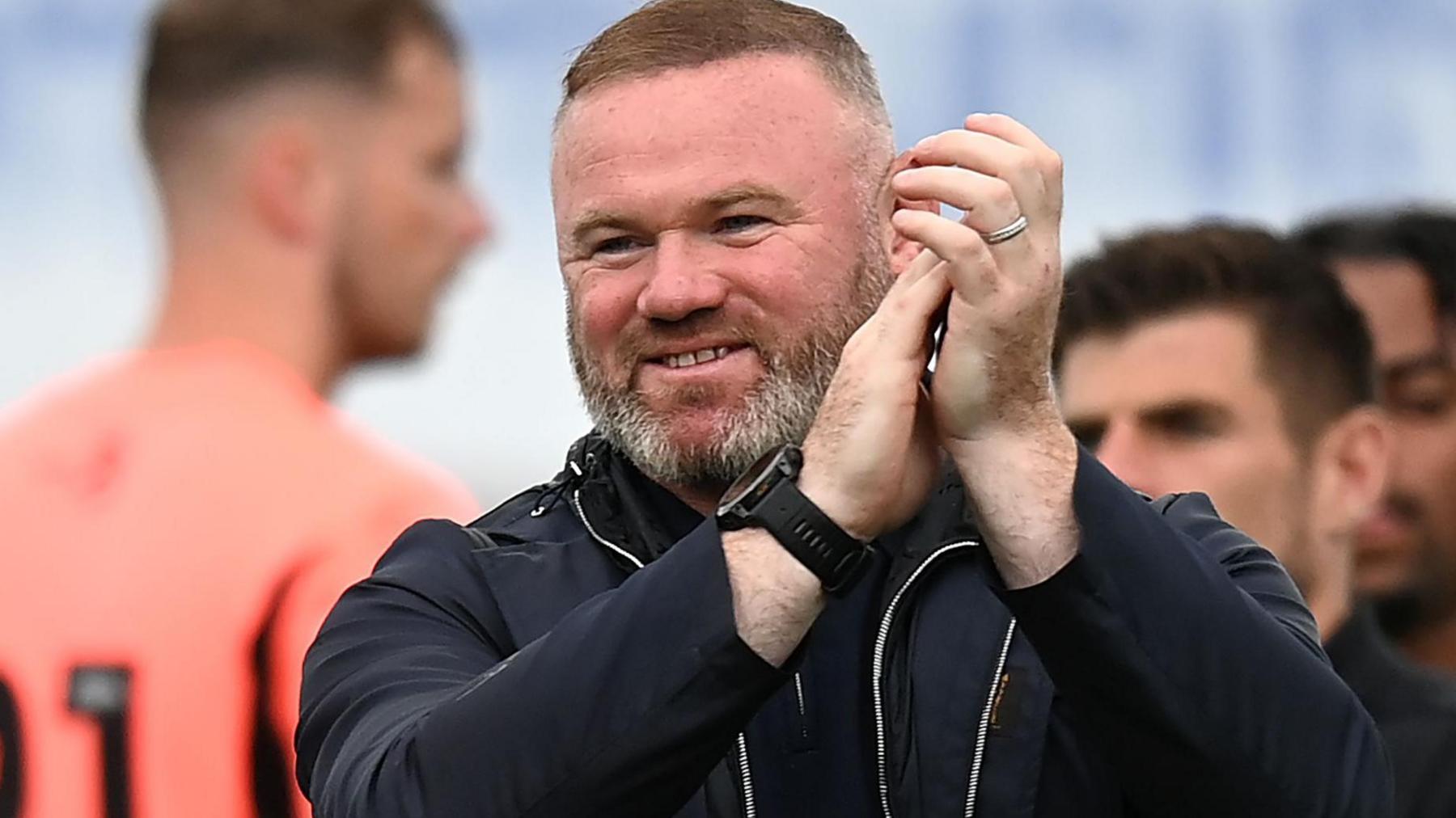 Wayne Rooney applauds Plymouth Argyle fans