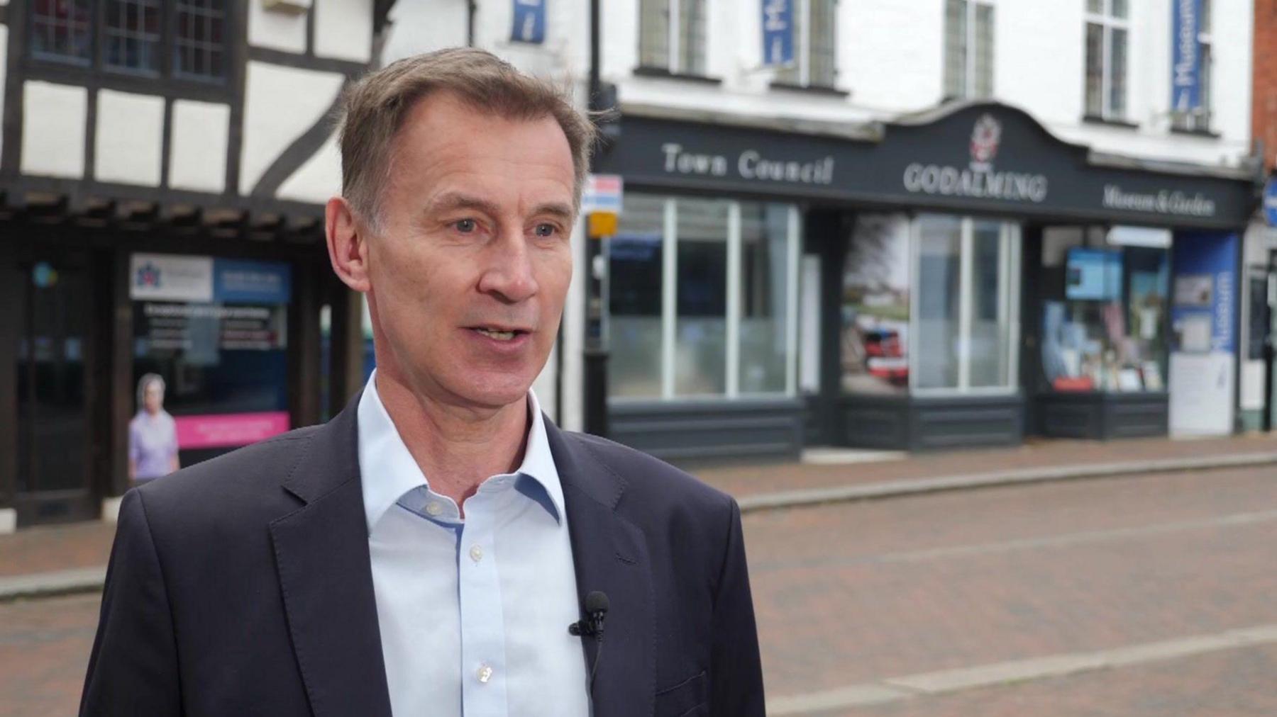 Jeremy Hunt in Godalming