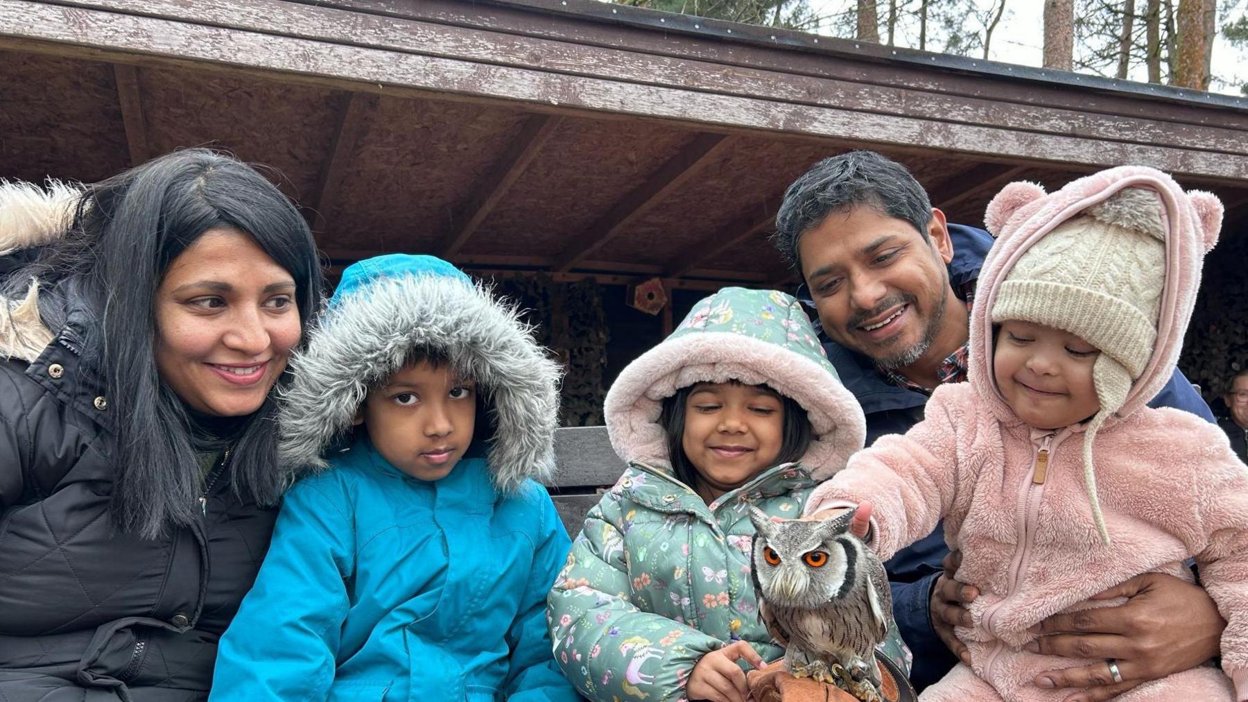 Fahmida and Moni Islam with their three children