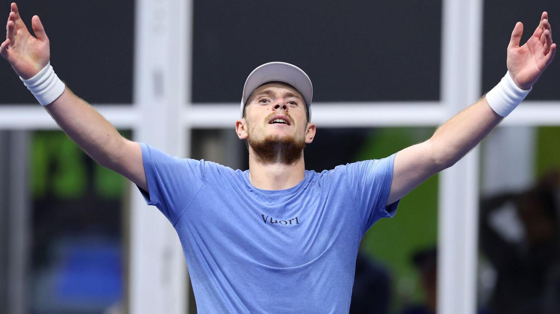 Jack Pinnington Jones celebrates his victory at the Dallas Open 