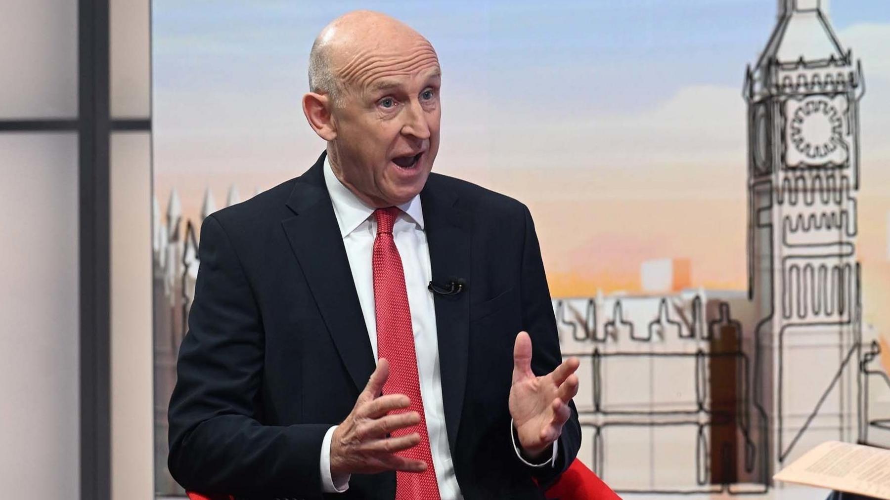 Defence Secretary John Healey