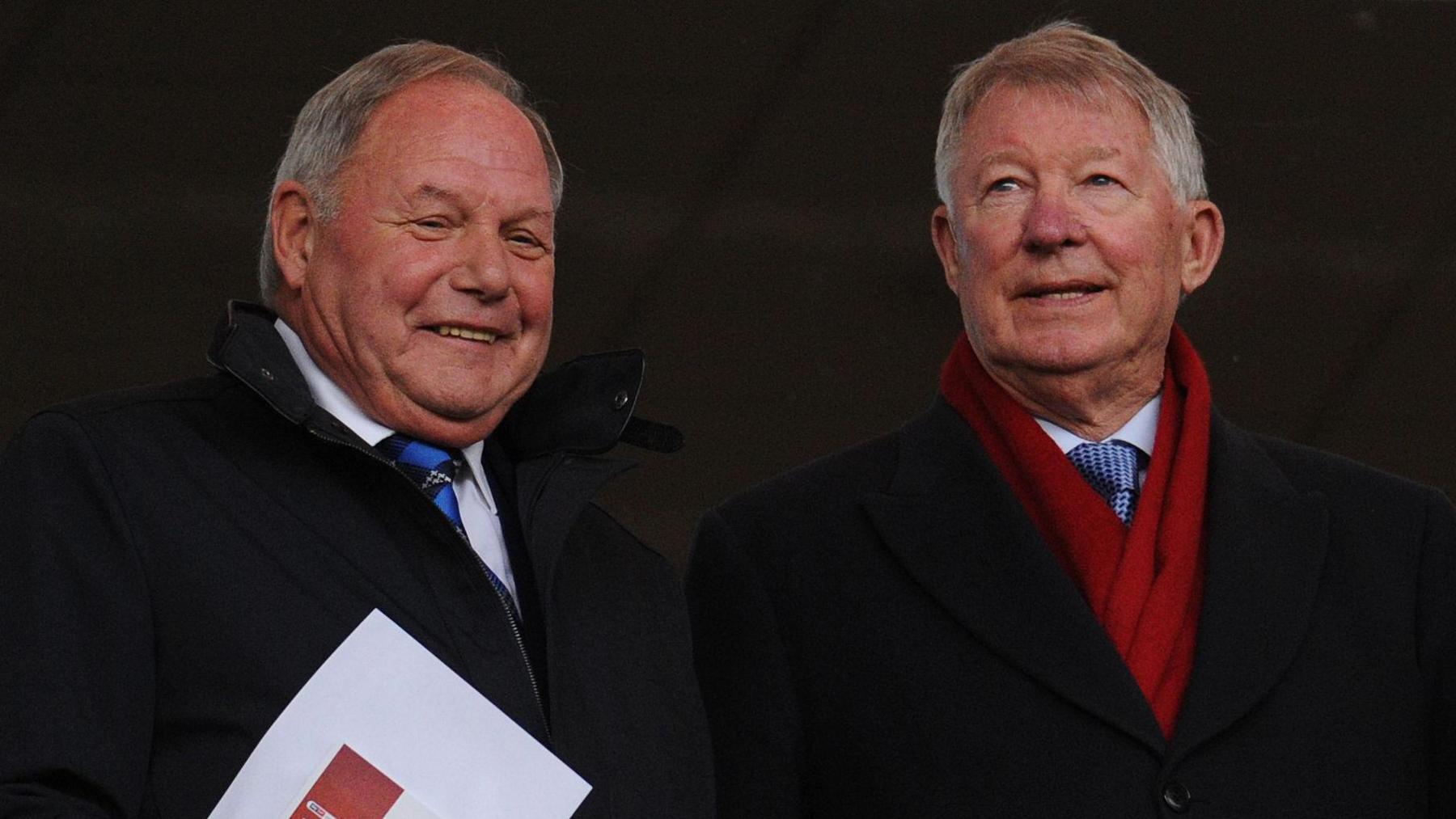 Barry Fry and Sir Alex Ferguson