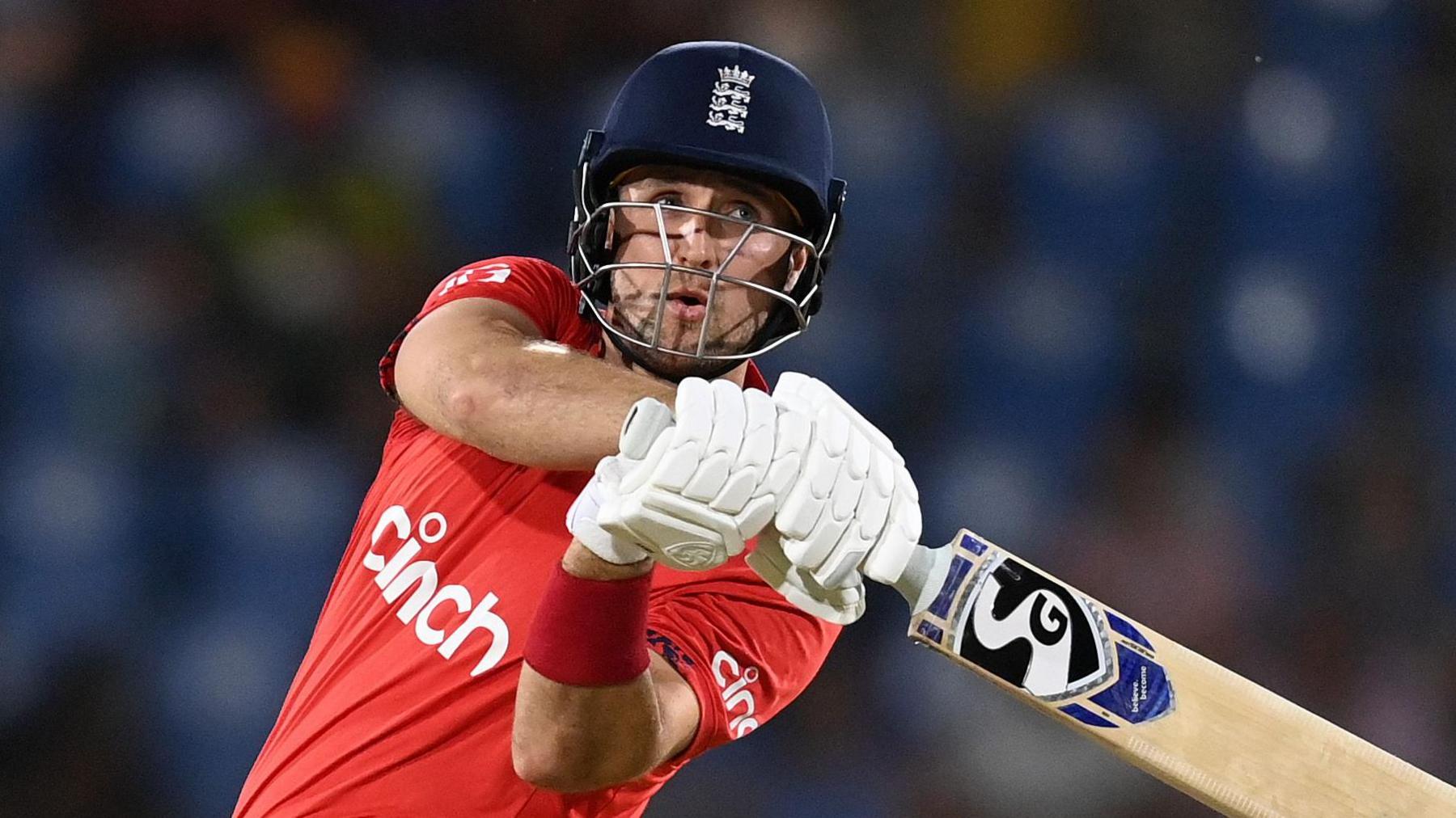 England's Liam Livingstone bats against West Indies in St Lucia