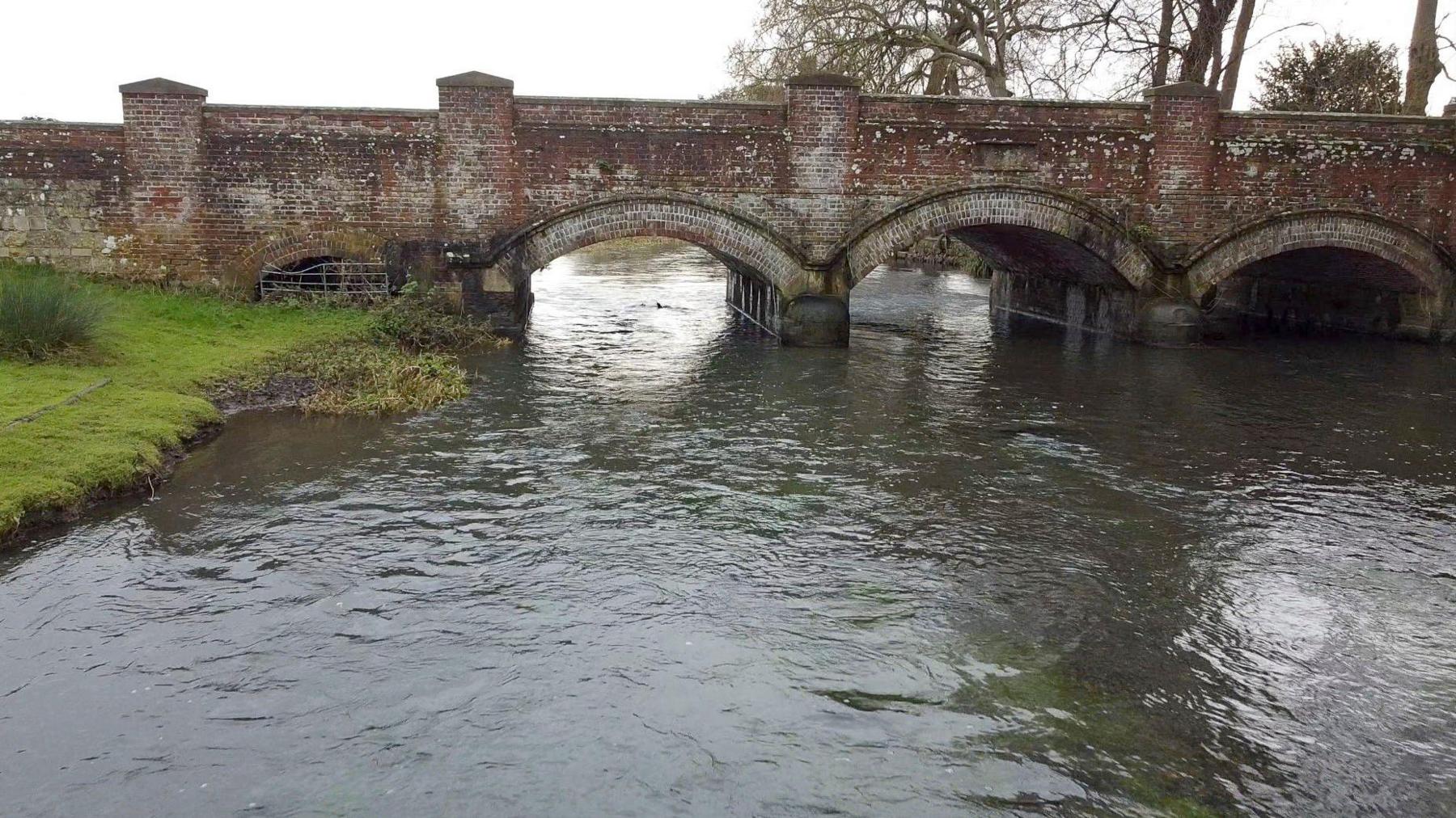 A bridge running over the River Stour