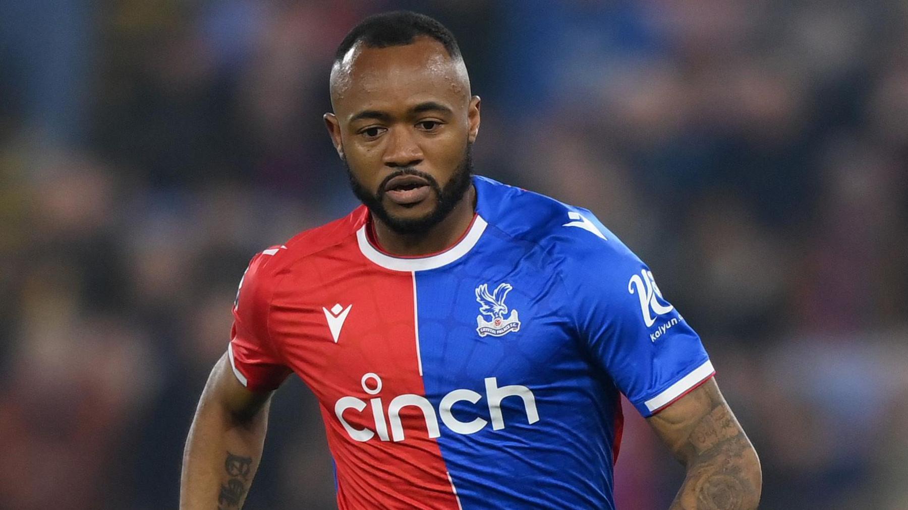 Jordan Ayew playing for Crystal Palace