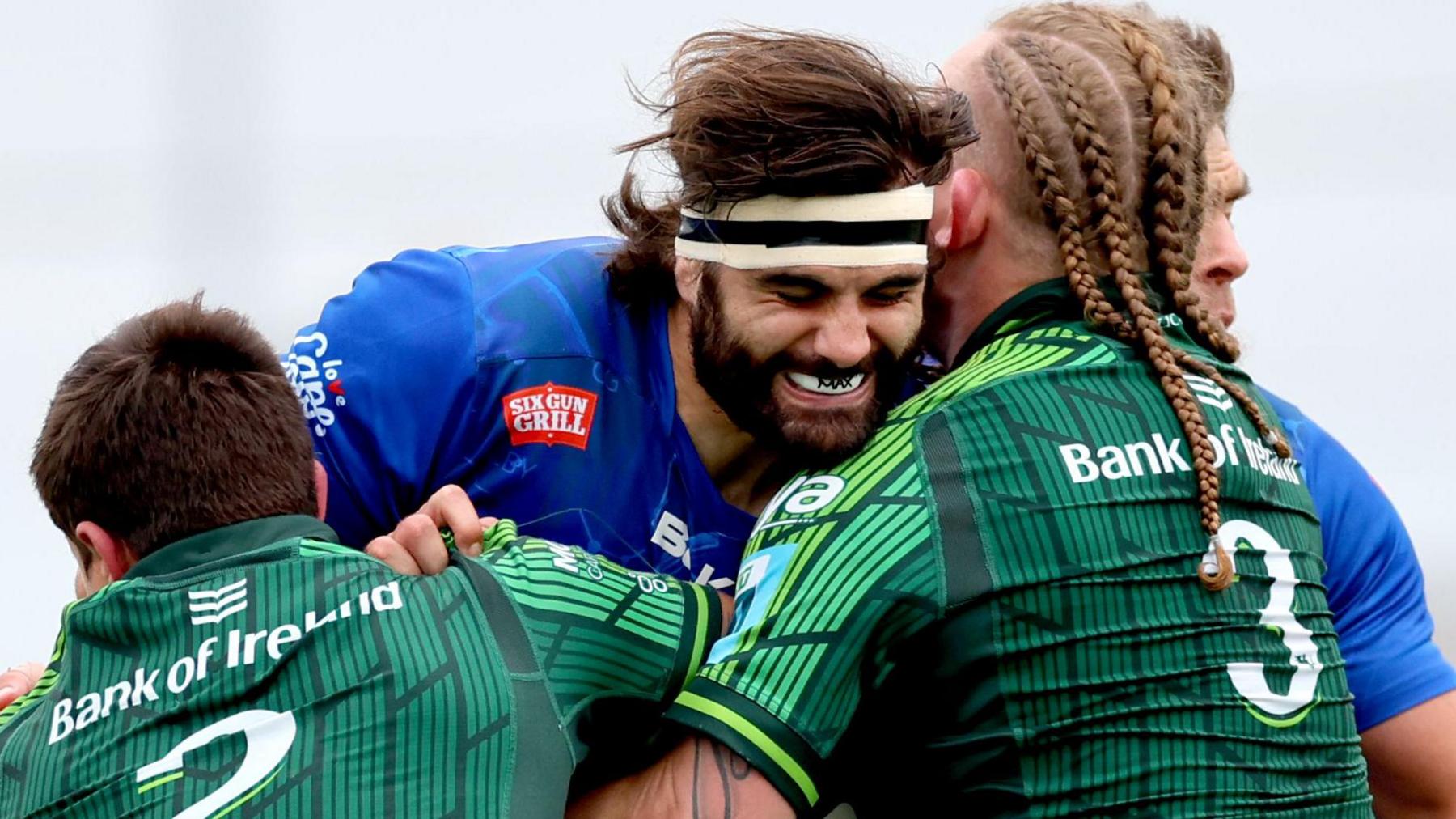 Action from Connacht v Stormers in the URC