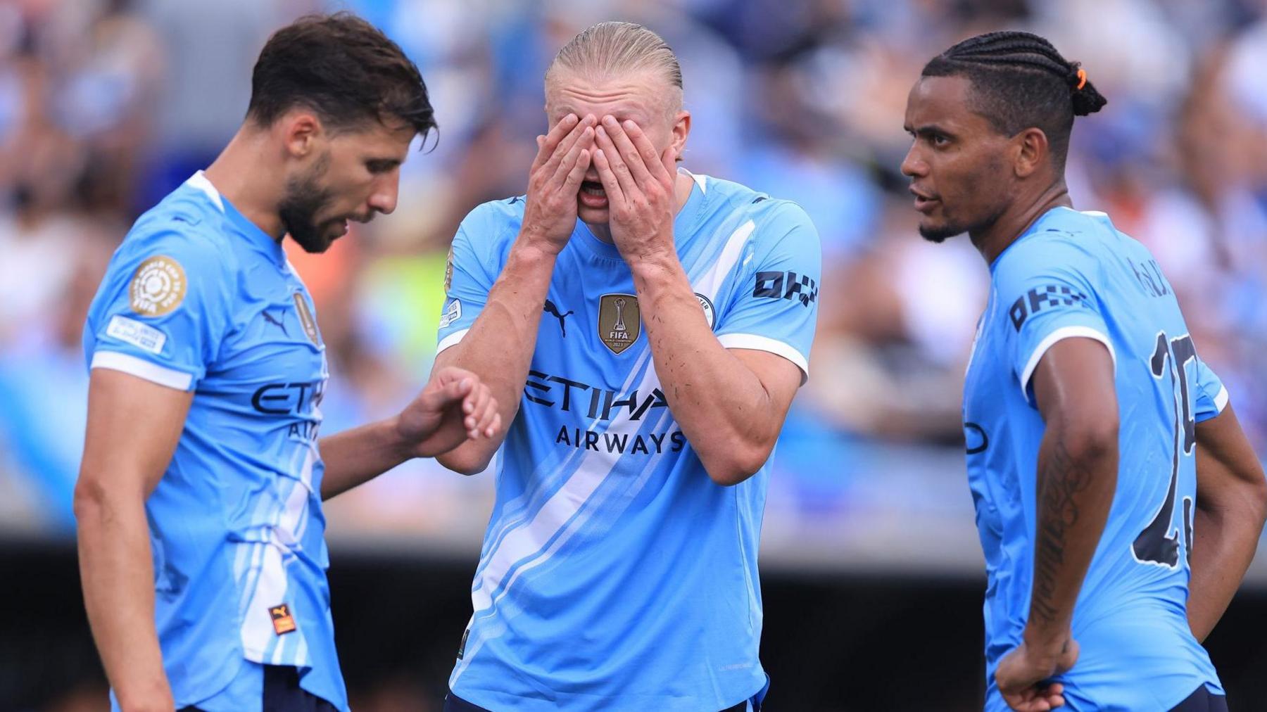 Manchester City players