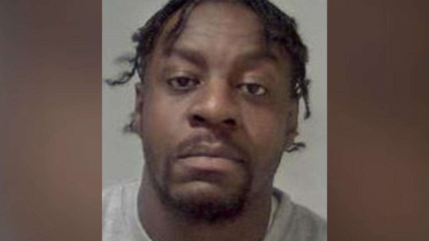 Police mugshot of drug dealer Leon Brown