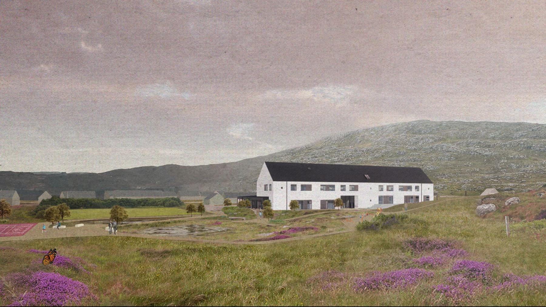Iomhaigh didseatach de thogallach ùr geal ann am Bàgh a' Chasteil