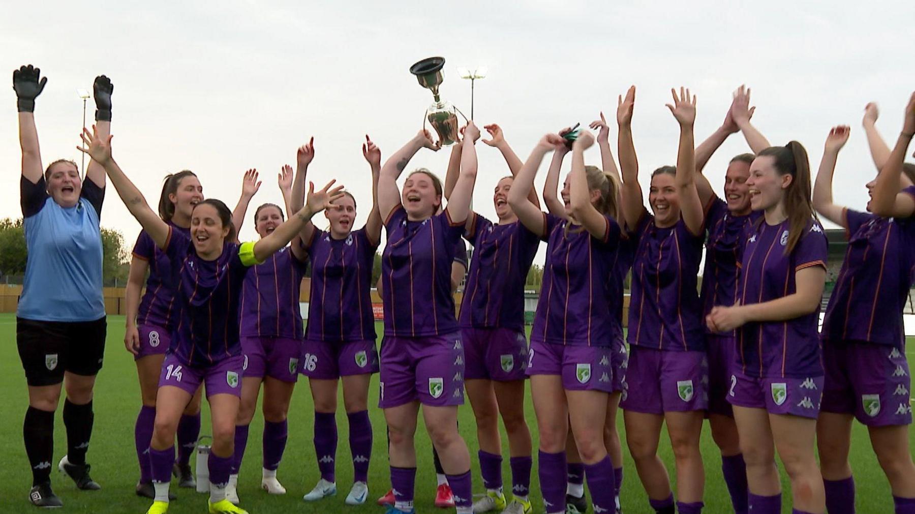 Guernsey FC women lift the title