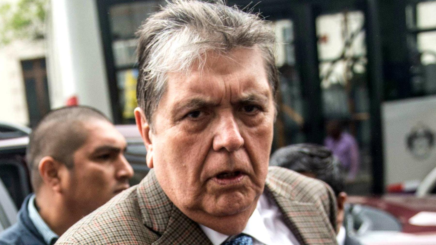 File image of former Peru president Alan García