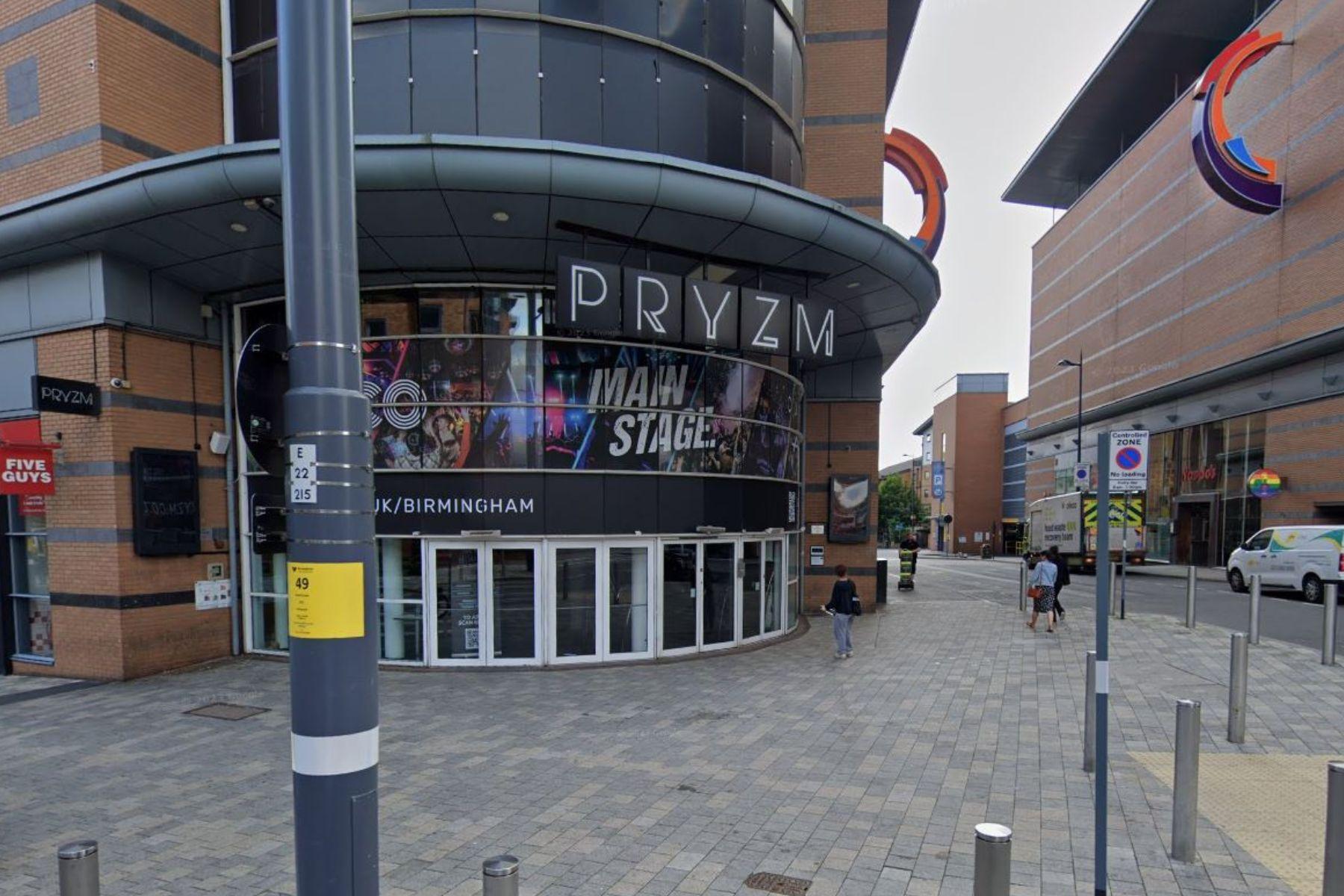 PRYZM nightclub in Birmingham