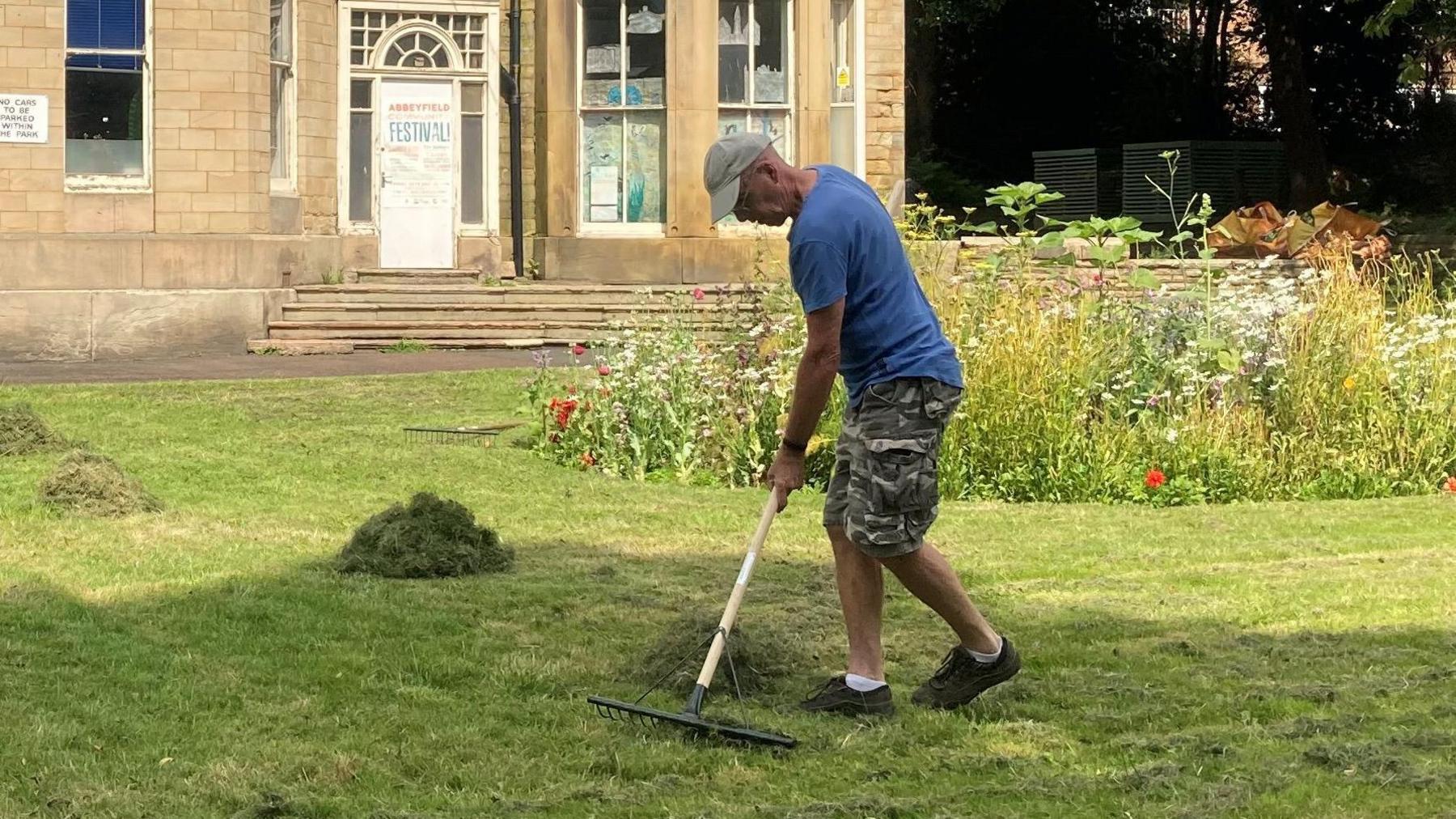 Person gardening