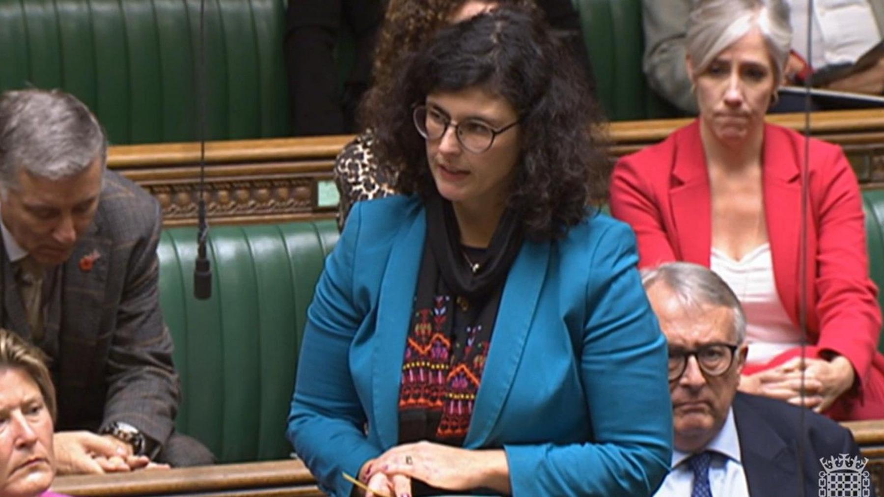 Liberal Democrat MP Layla Moran in parliament