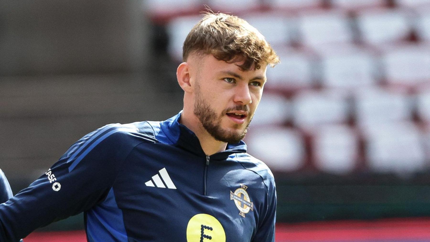 Conor Bradley in training