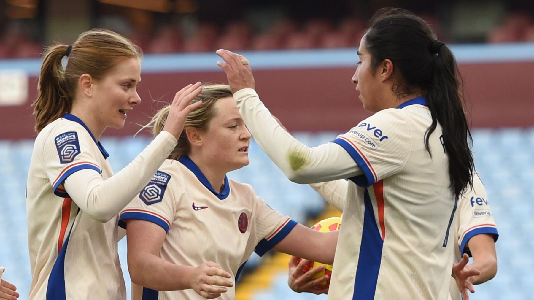 Chelsea players celebrate