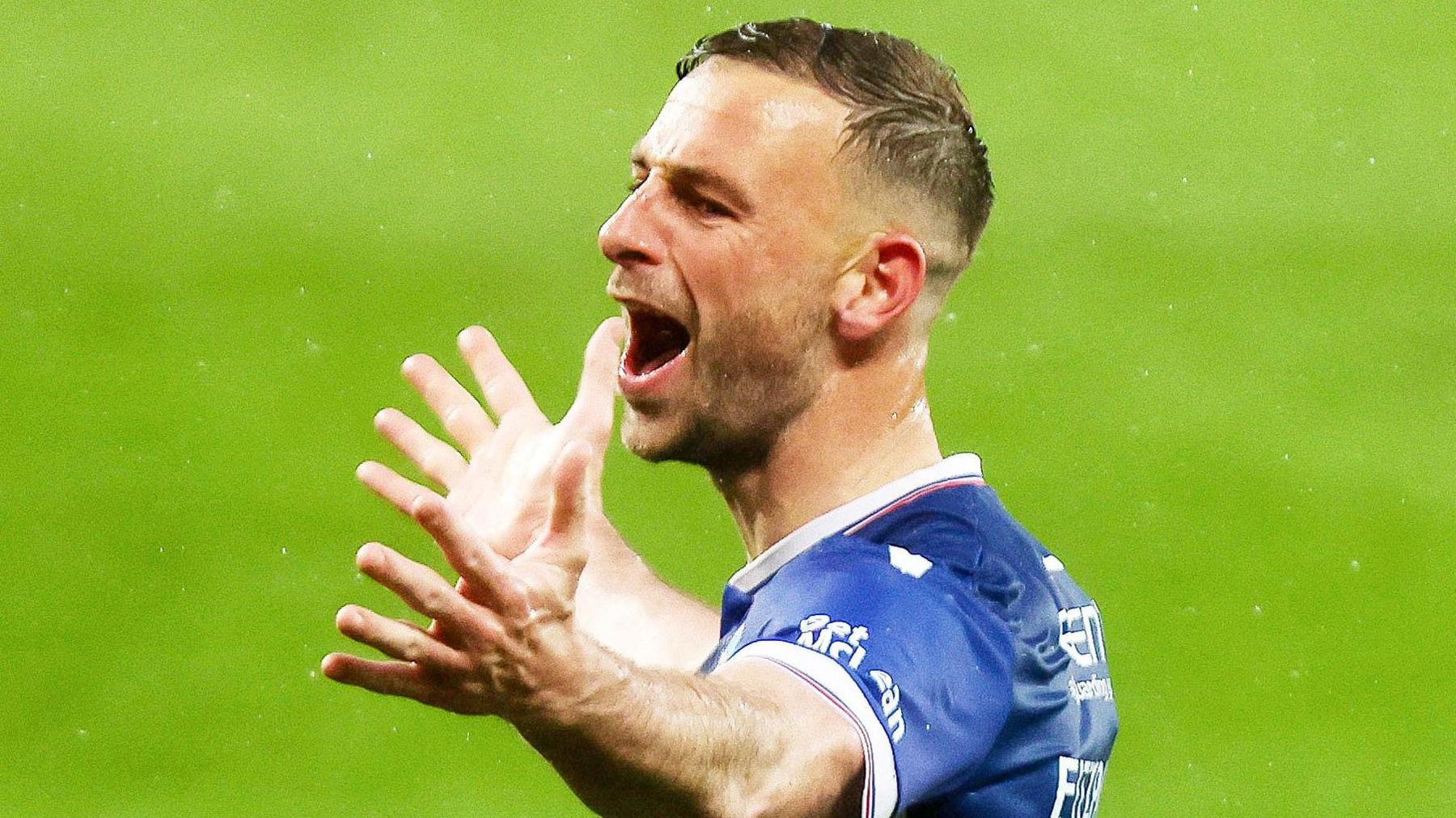 Linfield forward Matthew Fitzpatrick