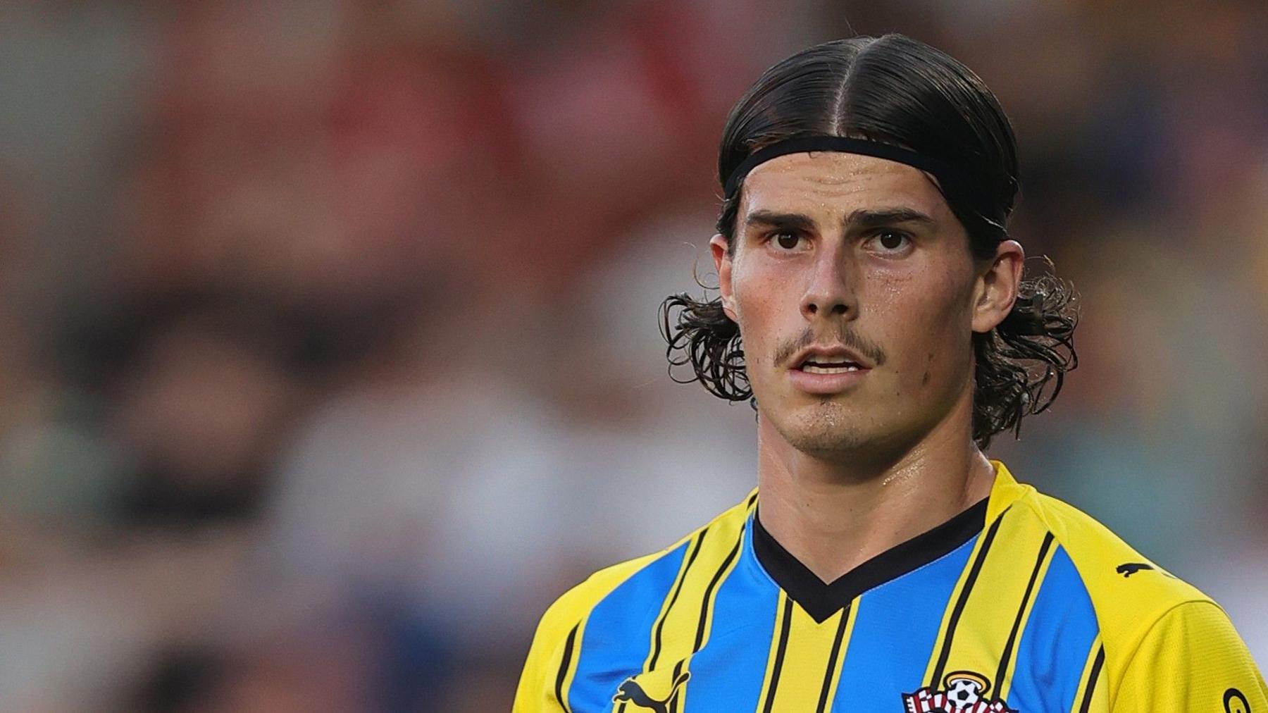 Ronnie Edwards in action for Southampton