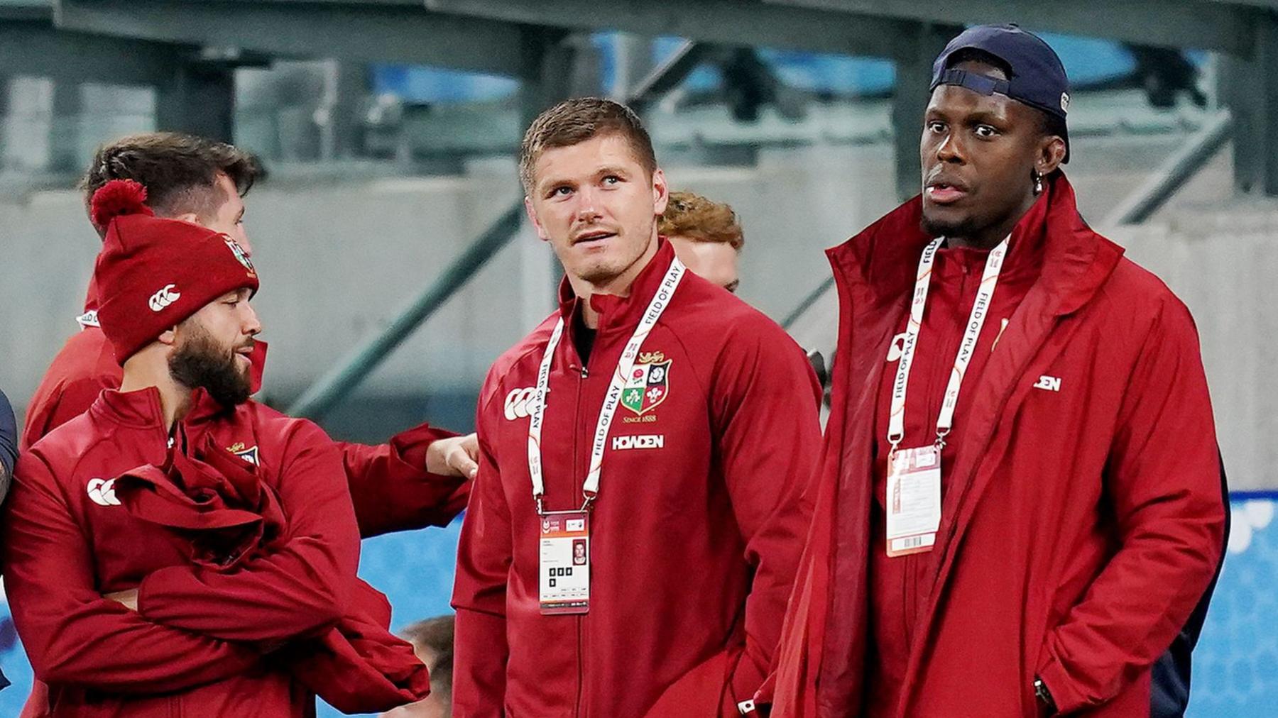 Owen Farrell joined the Lions for the first time after arriving in Australia as a replacement for Elliot Daly