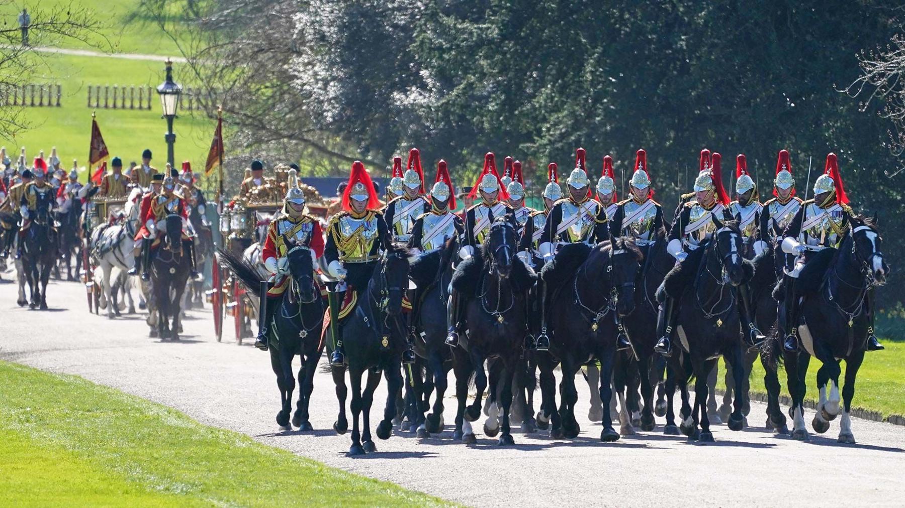 Eskorta e një sovrani të kalorësisë familjare