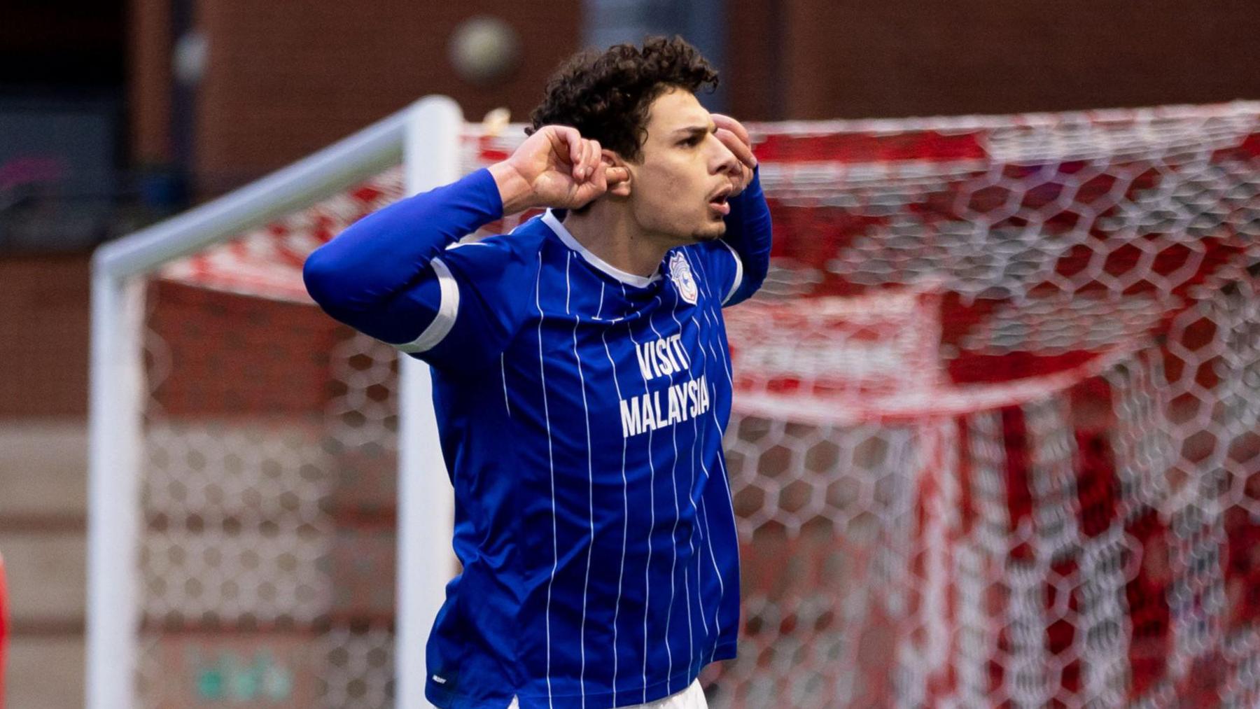 Yousef Salech of Cardiff City